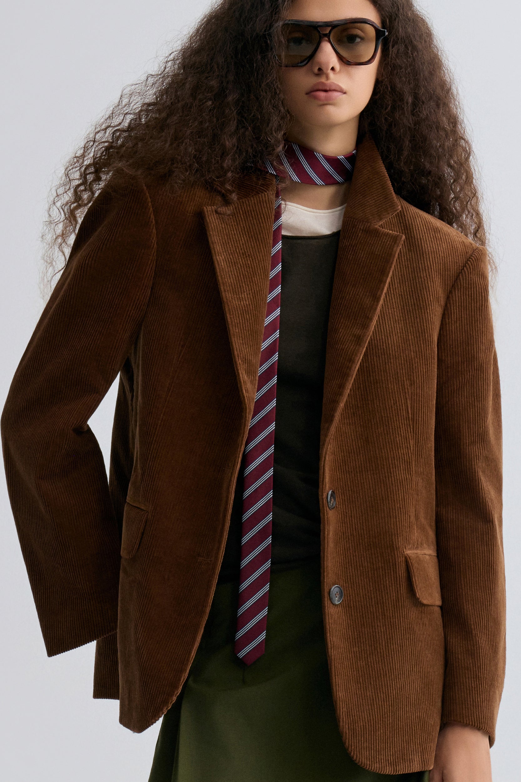 Boxy Corduroy Blazer