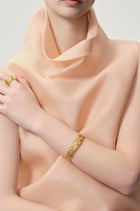 Woven cuff bracelet
