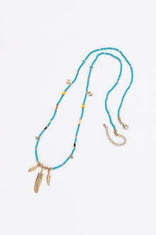 Azul 14-karat gold turquoise necklace