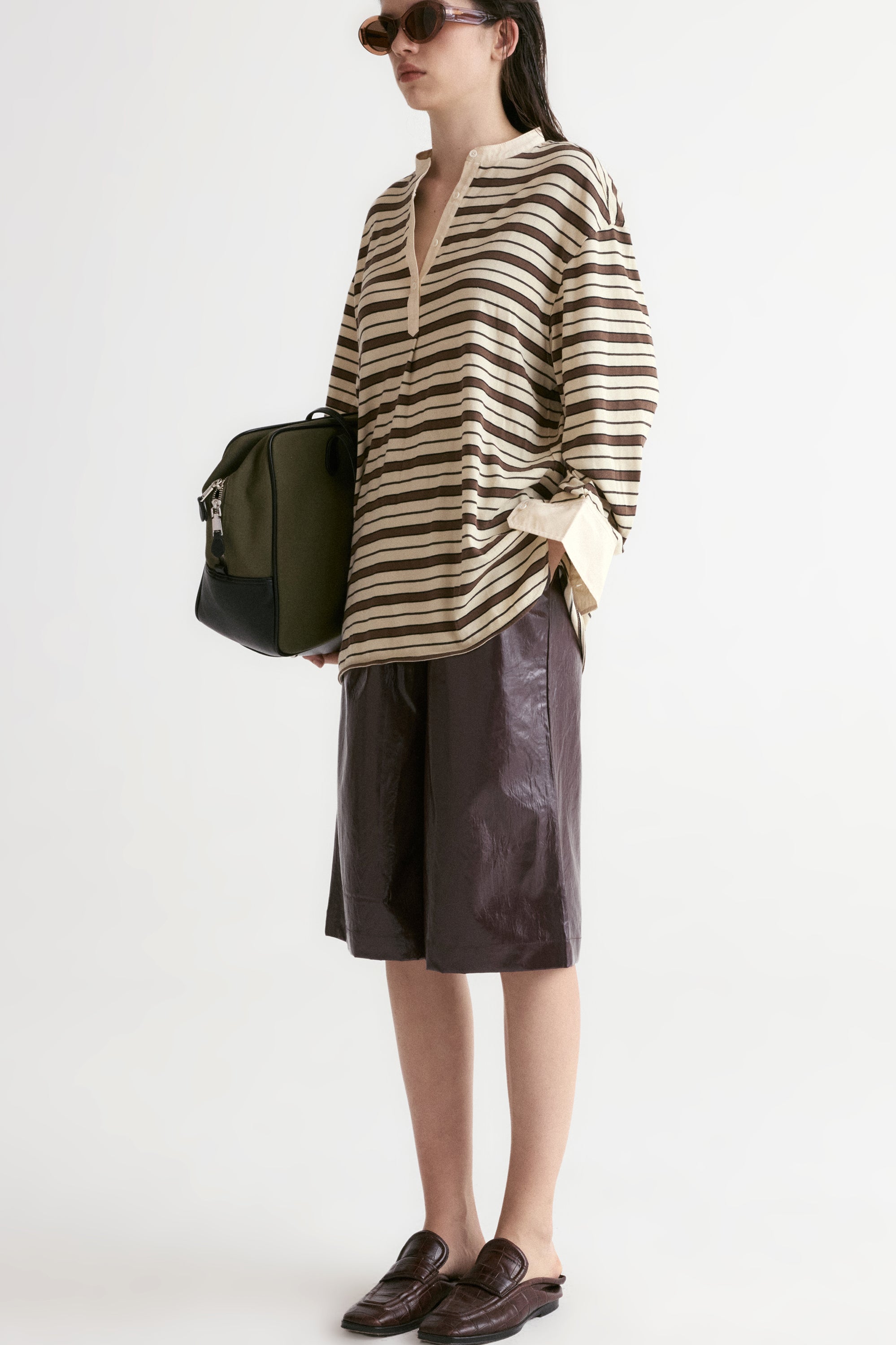Long-Sleeve Striped T-shirt