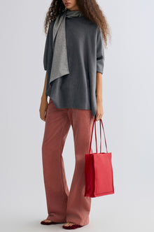 Cozy Merino Wool Sweater Grey Melange