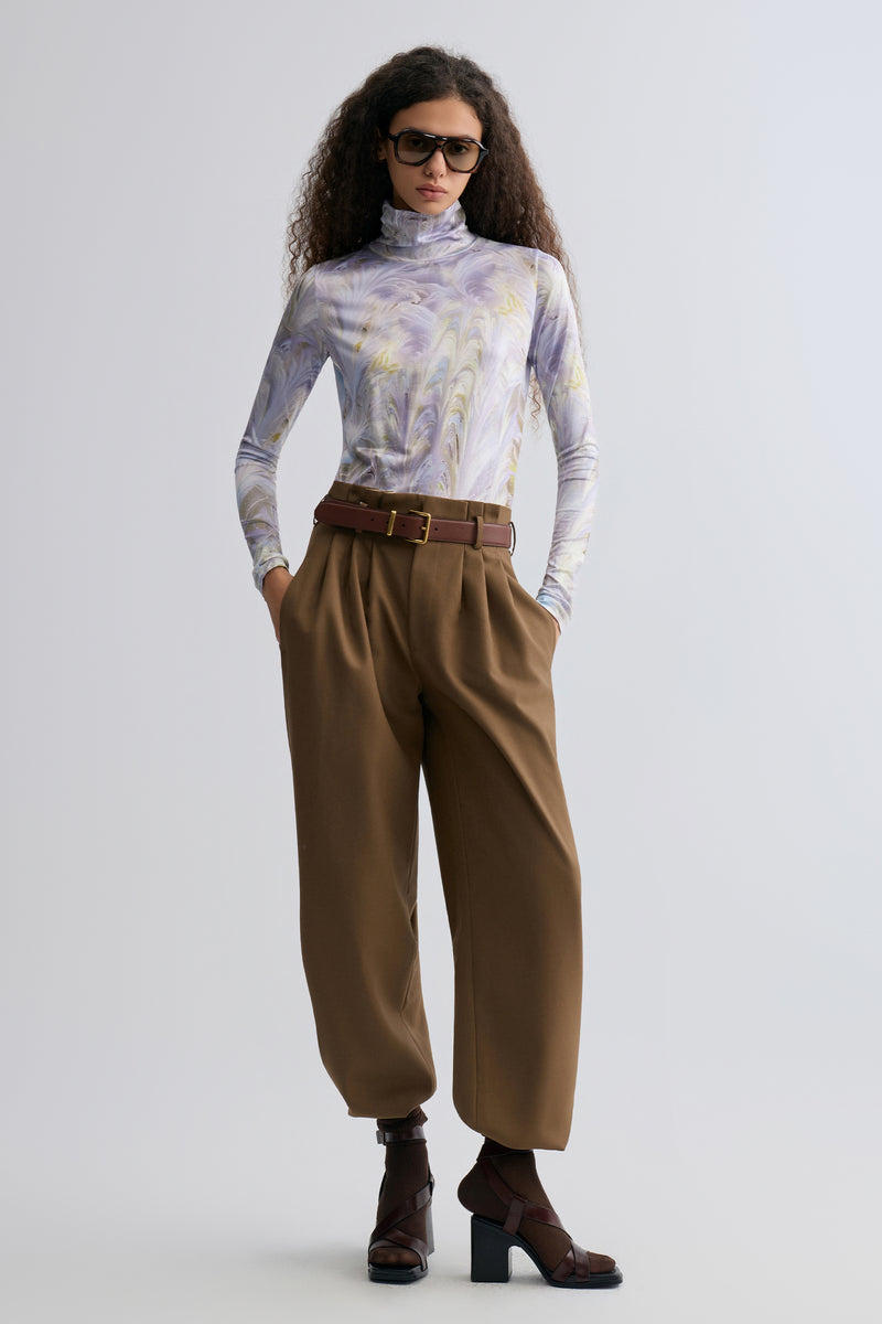 Wisper Long Sleeve Turtleneck Top