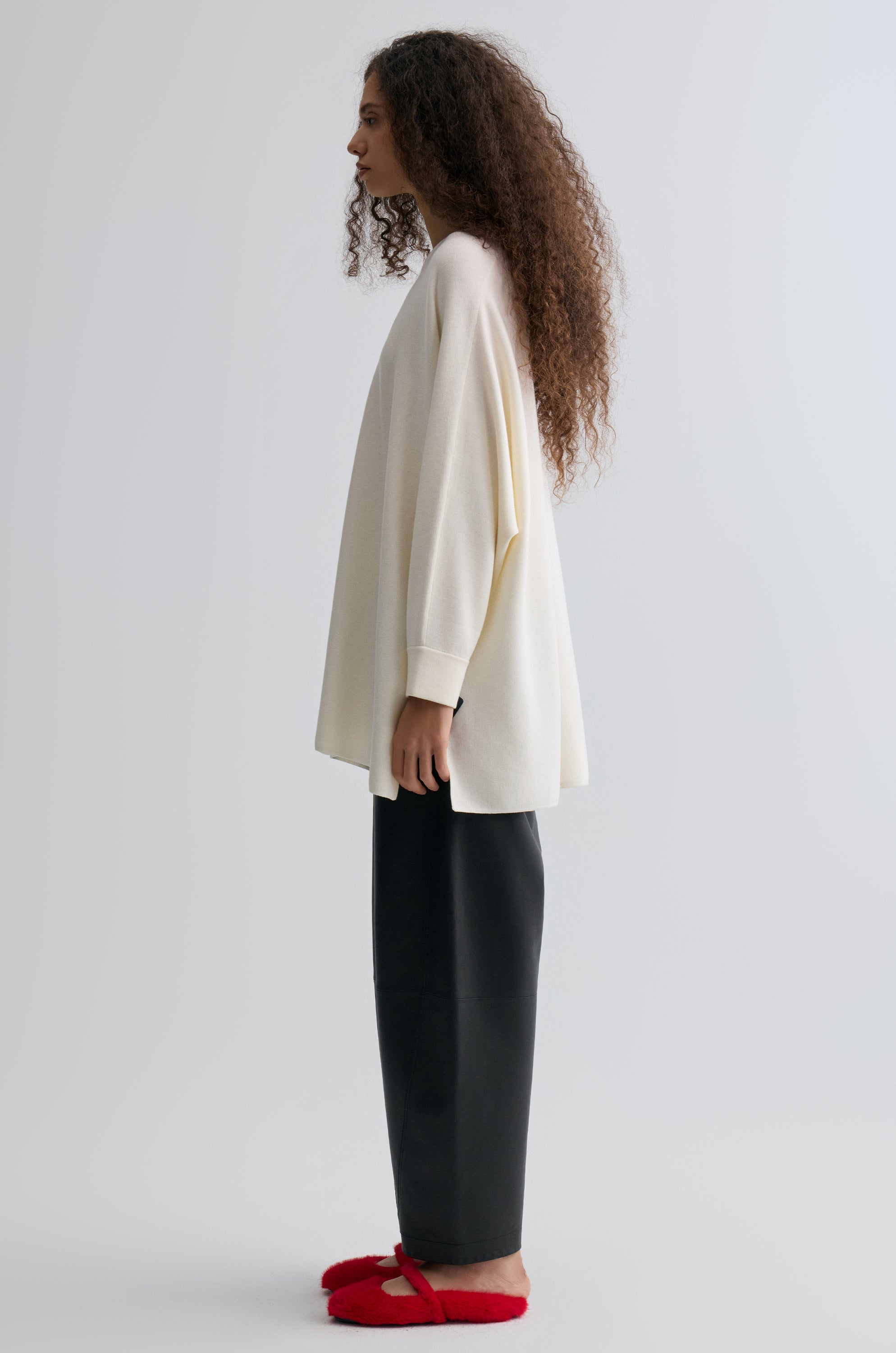 Cozy Merino Wool Sweater Cream