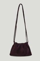 Adjustable  Mini Cloud Clutch Plum