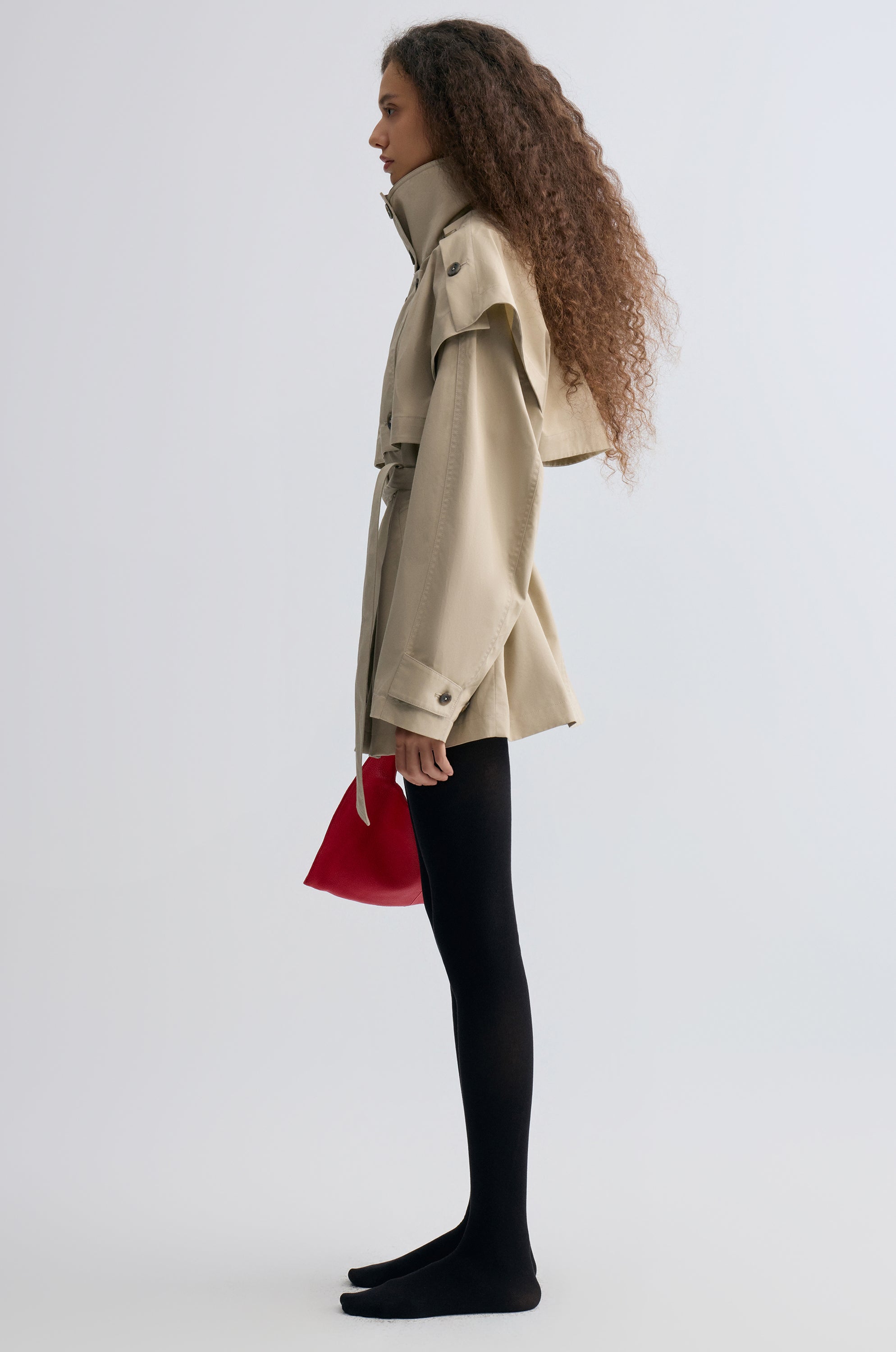 ジャケット・アウター Riu 2way cape trench coat Cape Trench Jacket | Front Row Shop
