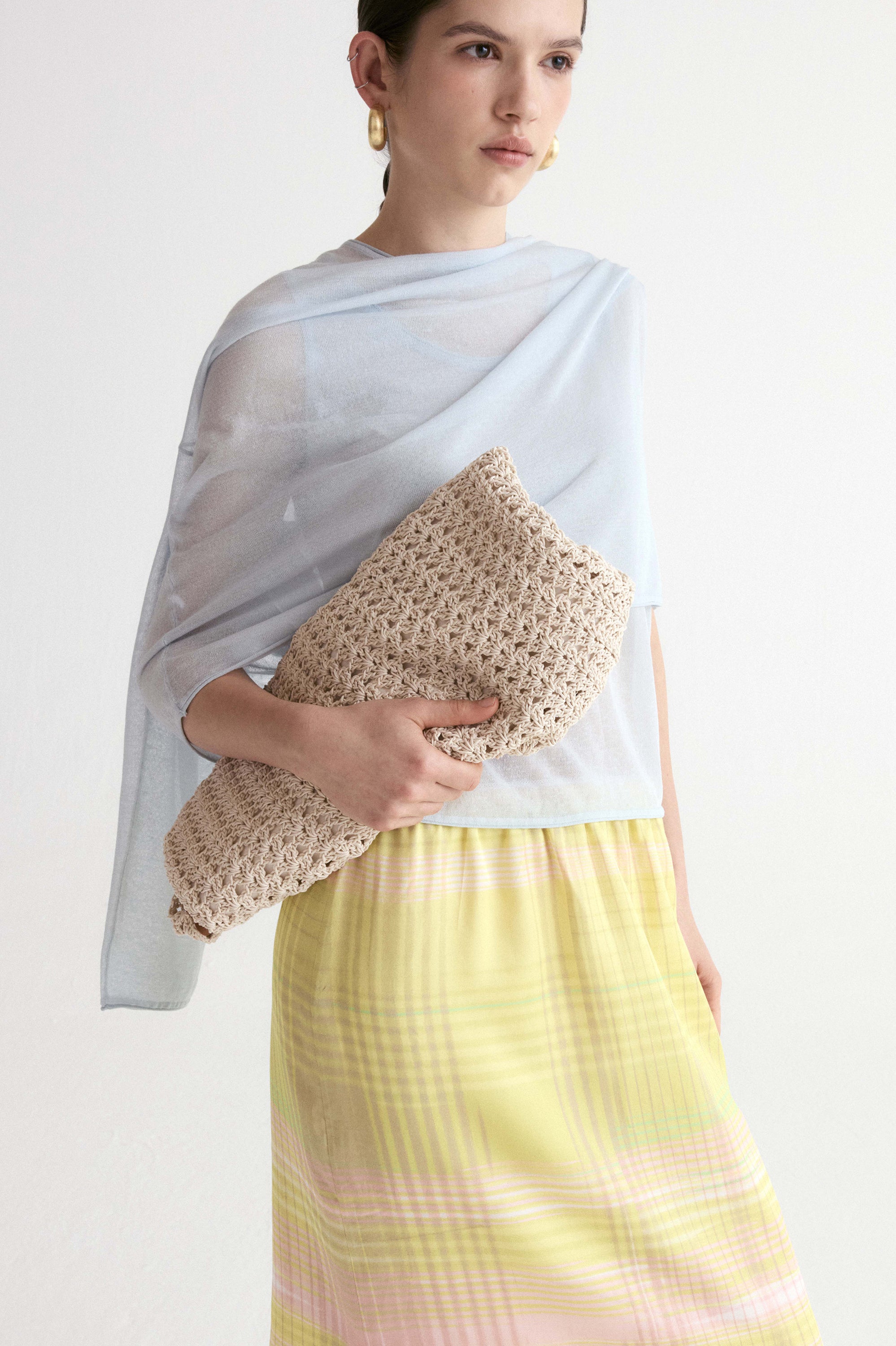 Two-piece Sweater-Ice Blue