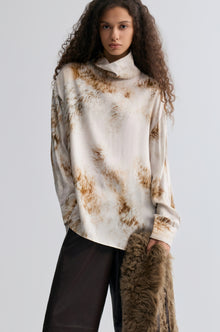 Fur Print Blouse