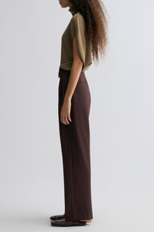 Relaxed Gabardine Trousers Almandine