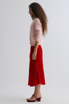 Plush Boxy  Brushed Cashmere Sweater Rosa
