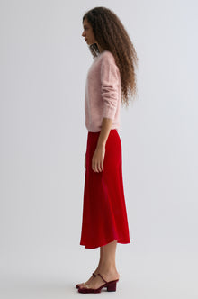 Plush Boxy  Brushed Cashmere Sweater Rosa