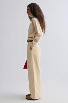 Wool and yak-blend Turtleneck Ivory