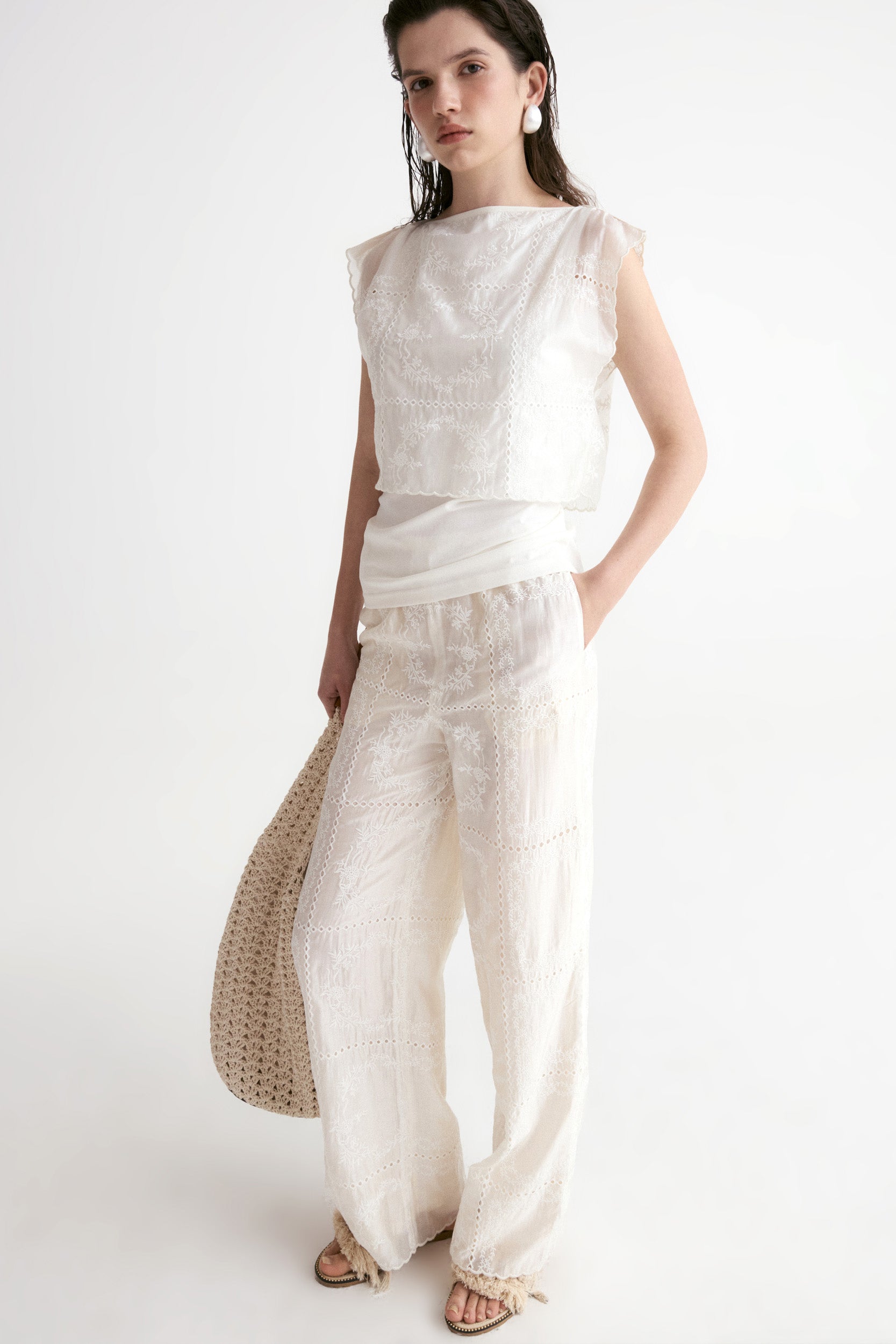 Cutwork Embroidery Top