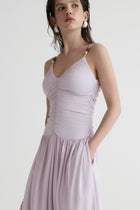 Tuscany Drape Cami Dress-Lillac