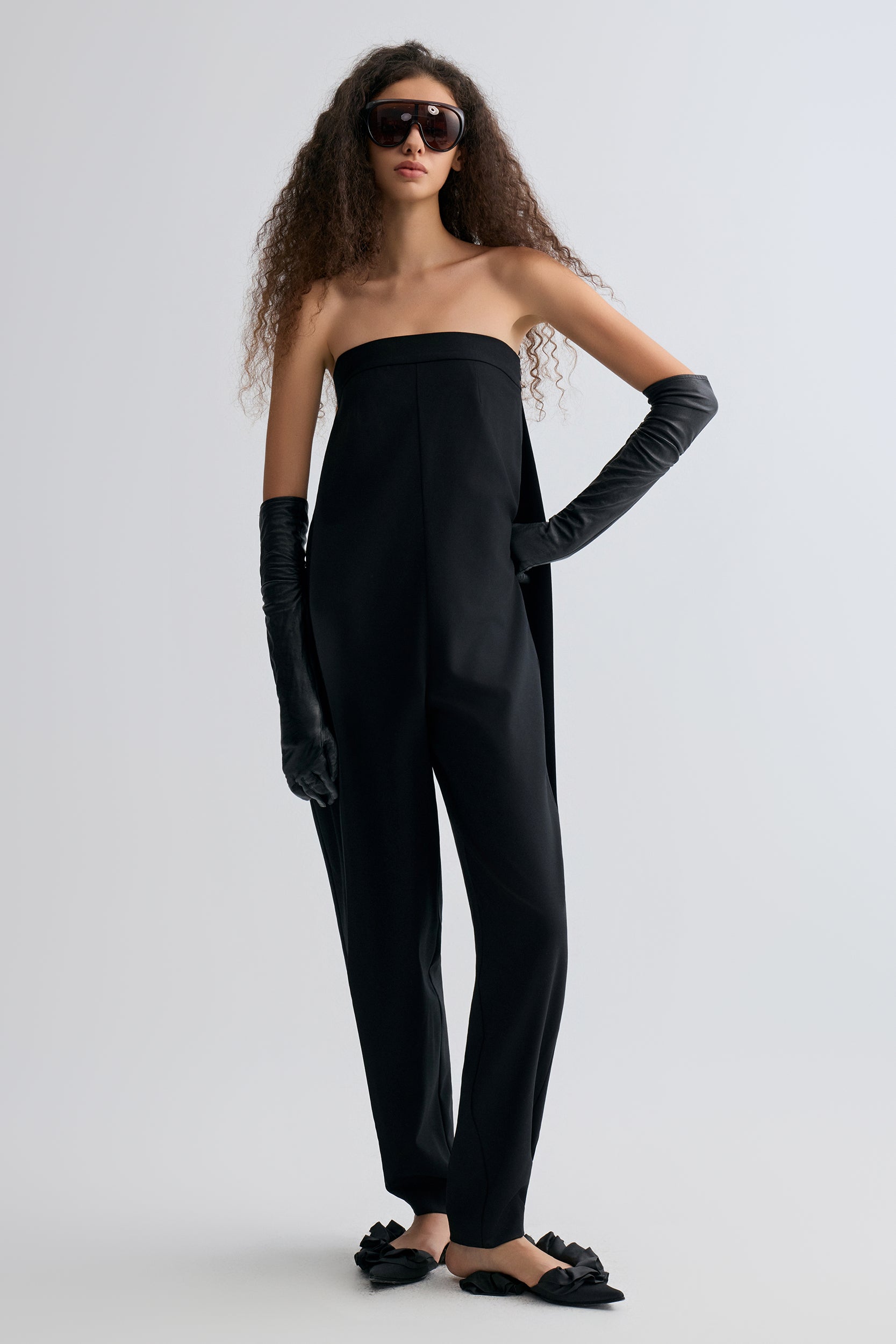 Strapless Tailored Jumpsuit