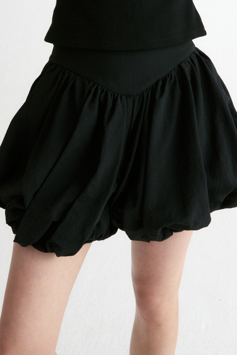 Amalfi Bubble Short-Black