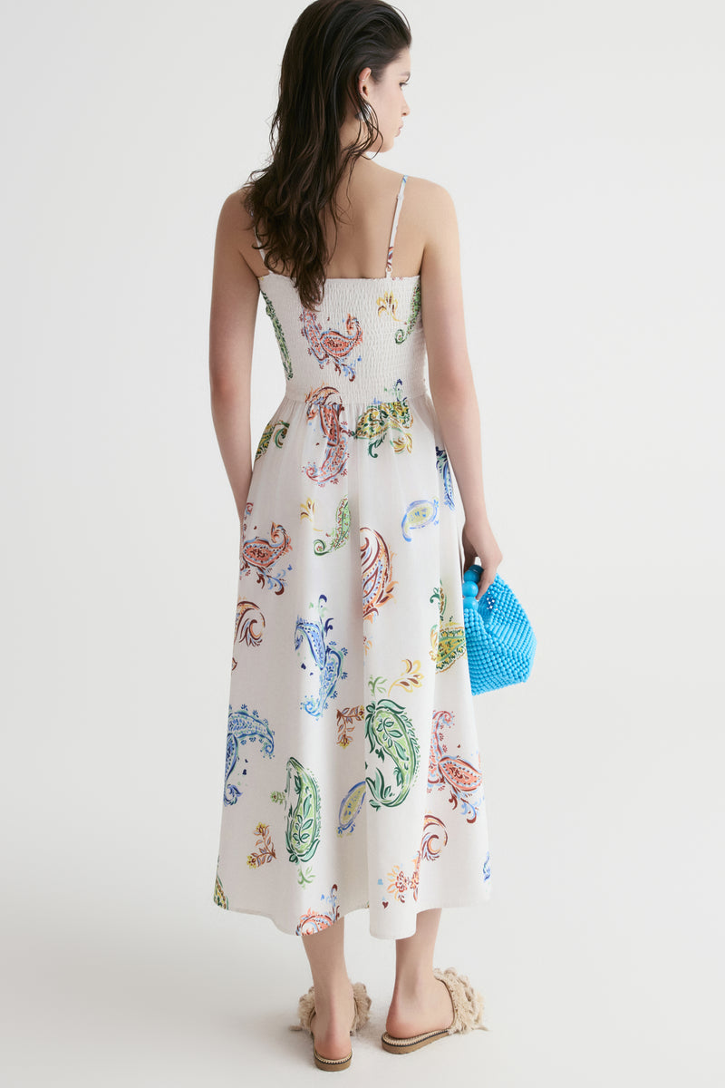Santorini Paisley Cami Dress