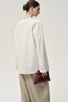Sculptural Shaped Shirt Off-White