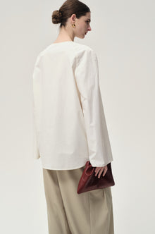 Sculptural Shaped Shirt Off-White