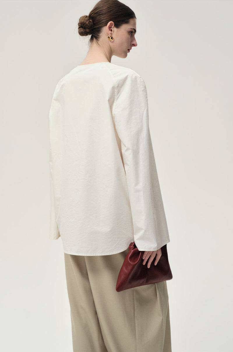 Sculptural Shaped Shirt Off-White