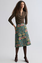 Rosetta Jacquard Skirt Grey