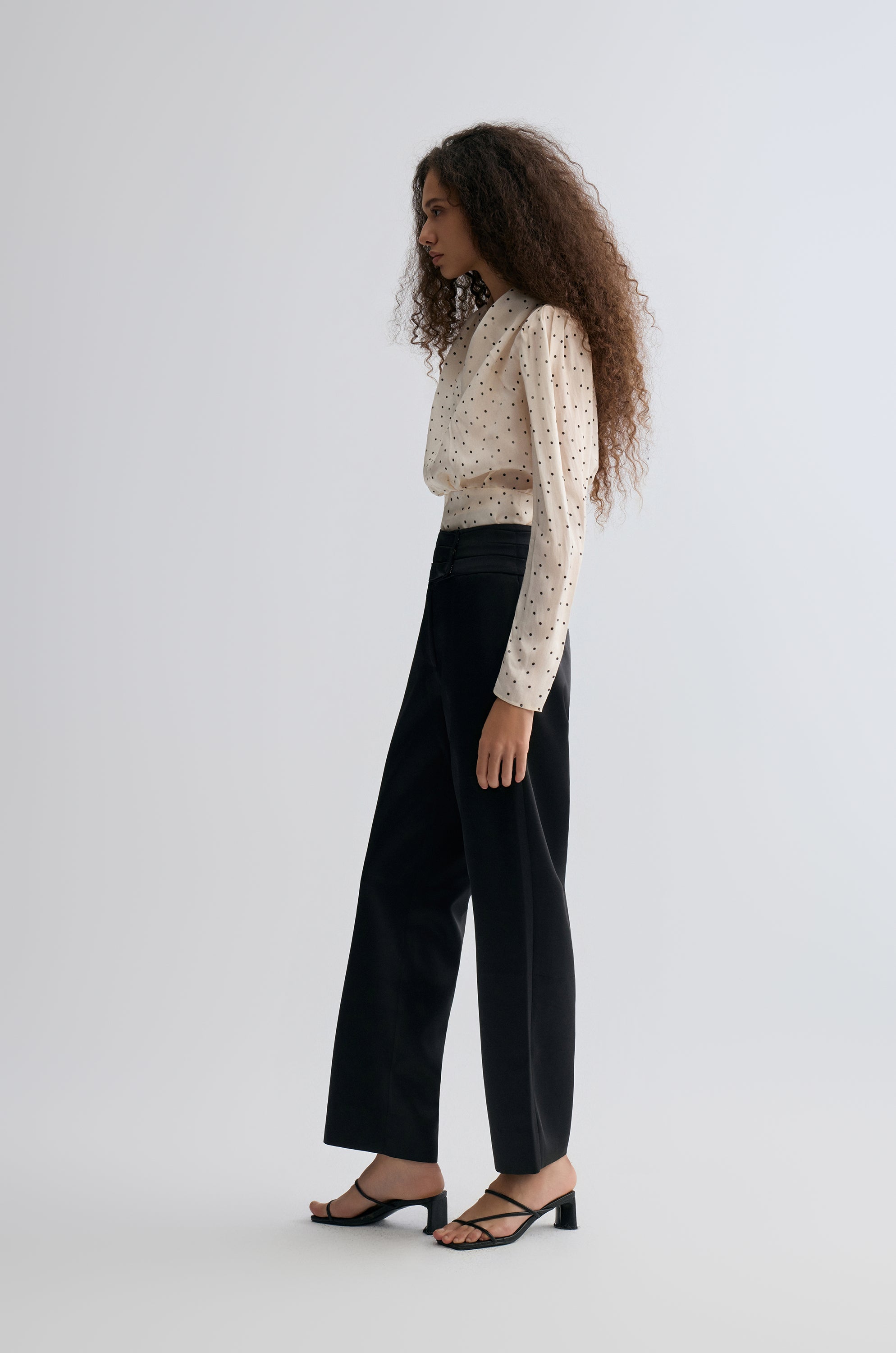 Polka Viscose Blouse