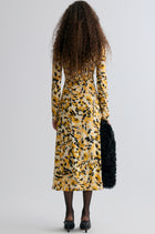 Savanna Turtleneck jersey maxi dress