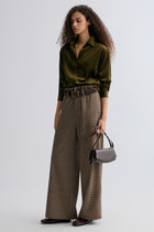 Weekend Corduroy Blouse Peat Moss