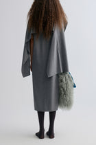Opera Cape Maxi Dress Grey Melange