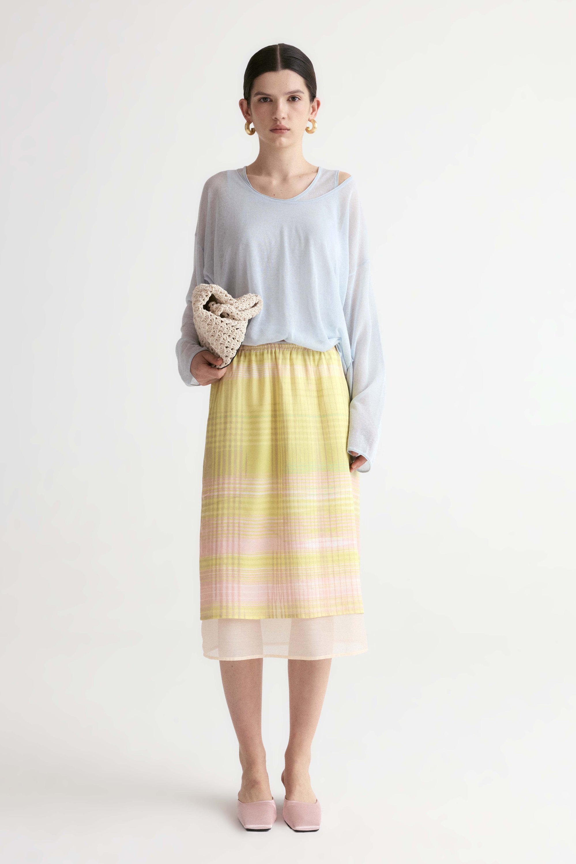 Two-piece Sweater-Ice Blue