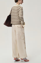 Drift Baggy Cargo Trousers Porcelain