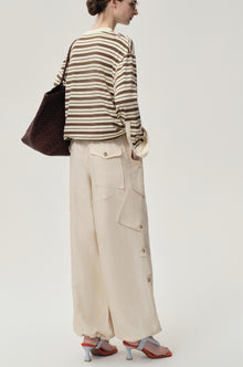 Drift Baggy Cargo Trousers Porcelain