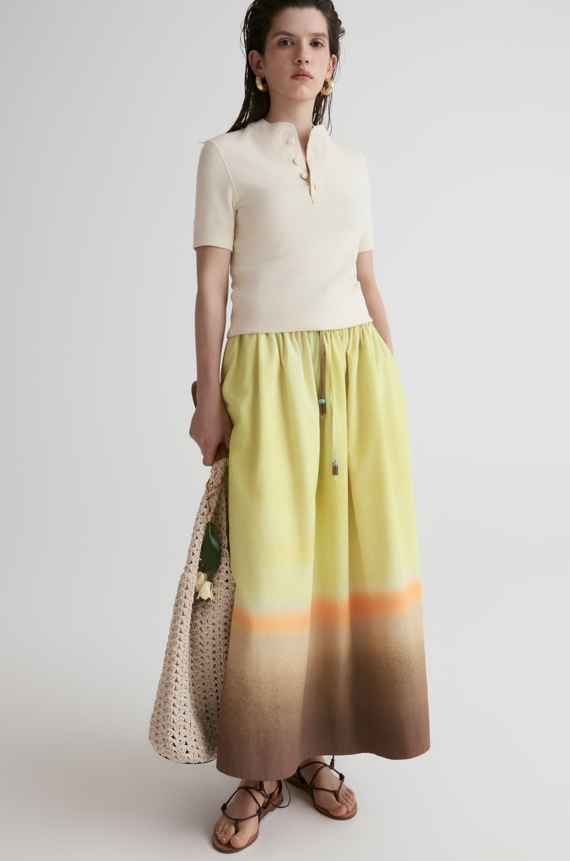Tuscany Tie-dye Full Skirt