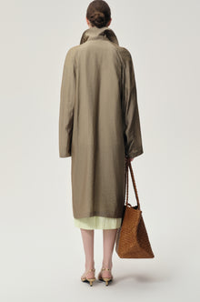 Zephy Trench Hay Green