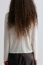 Cloudlike Knit Soft Crewneck Off-white