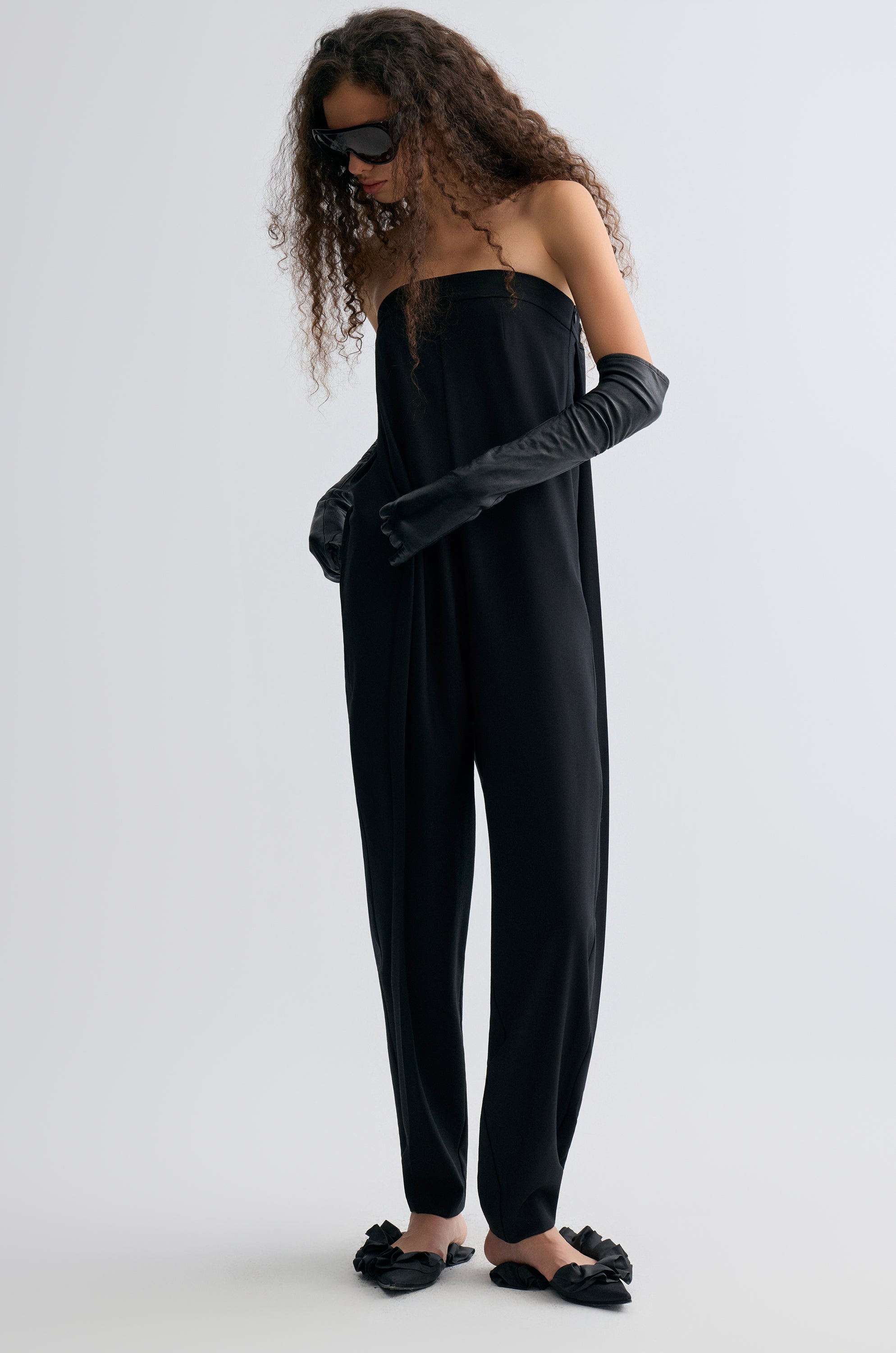Strapless Tailored Jumpsuit