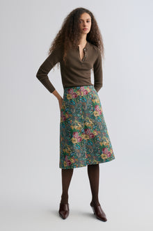 Superfine Merino Wool Knit Henley Olive