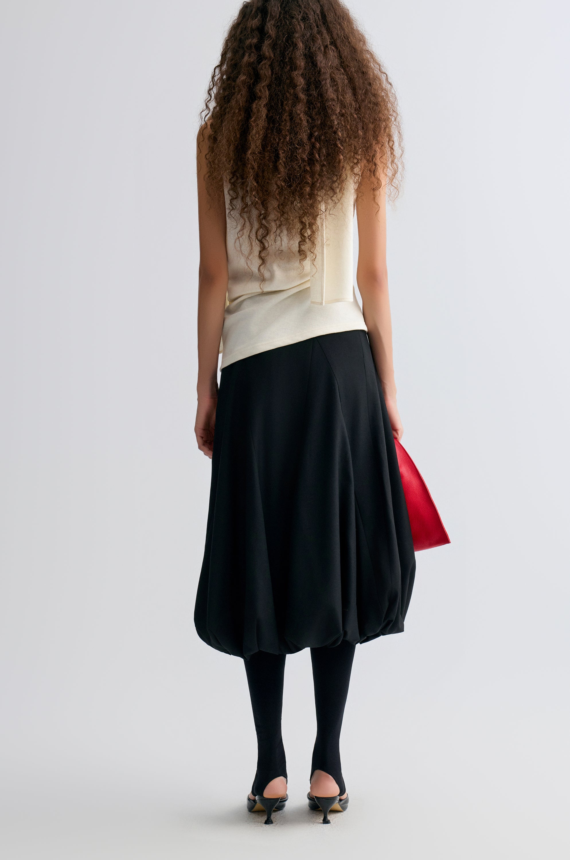 Tulip Ballon-hem Skirt