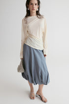Amalfi Ballon Skirt-Ultimate Gray