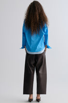 Relaxed Double-layer Shirt Periwinkle Blue