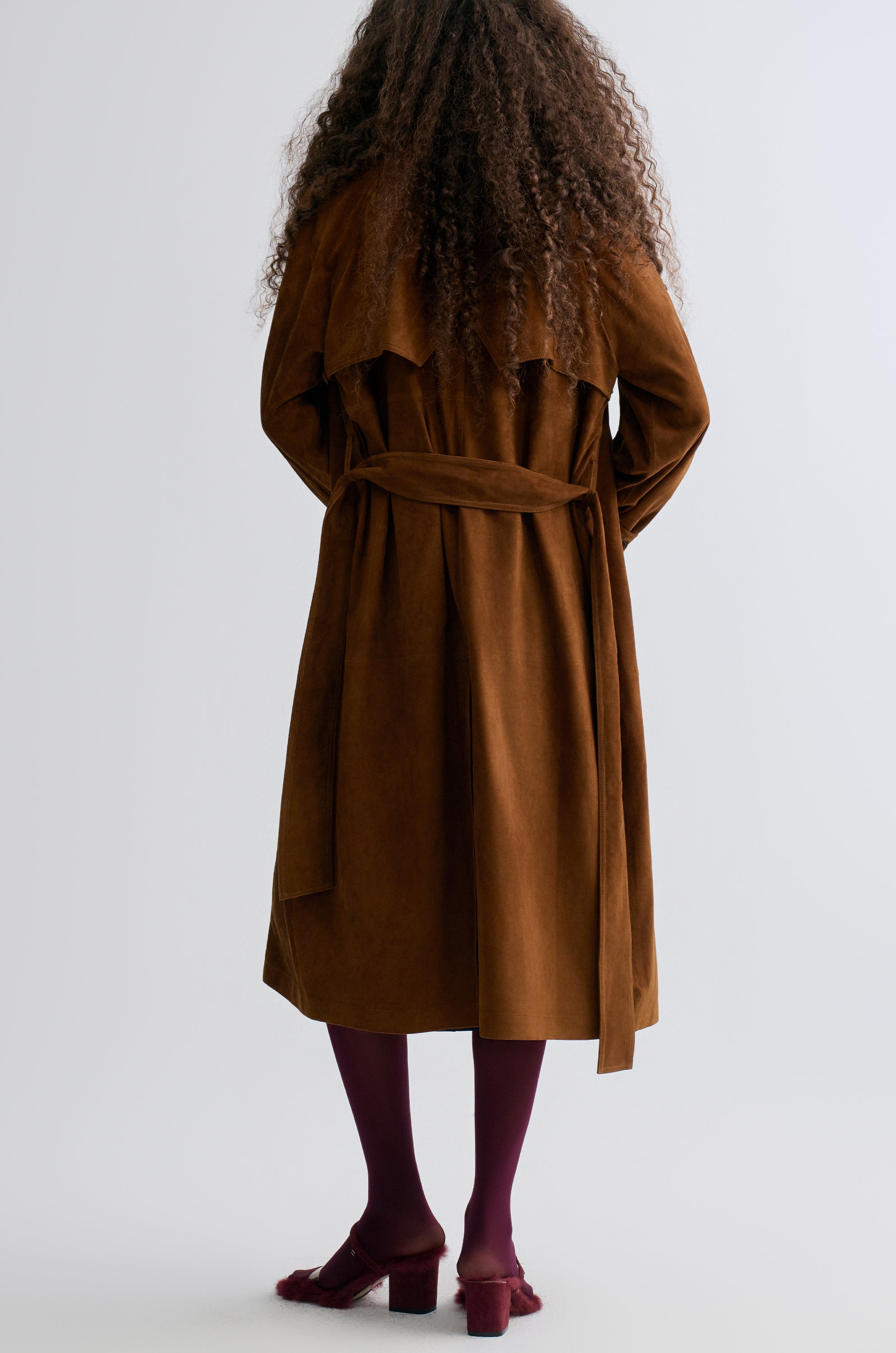 Bonnie Trenchcoat in Suede