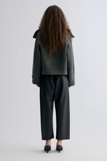 Retro Herringbone Wool Jacket