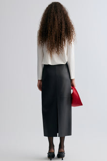 Cowl Jersey Top White