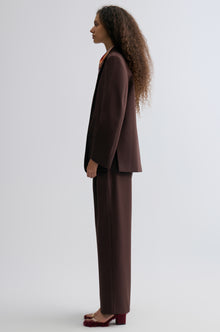 Boxy Single-Breasted Blazer Almandine