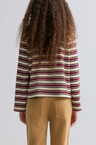 Rugby Stripe Polo Shirt Ivory