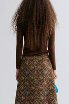 Wholegarment Fine Turtleneck Rust