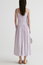 Tuscany Drape Cami Dress-Lillac