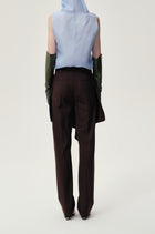 Layered Skirt Trousers Rum