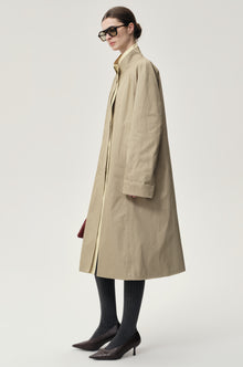 Amelie Trench Coat Khaki Beige/Butter