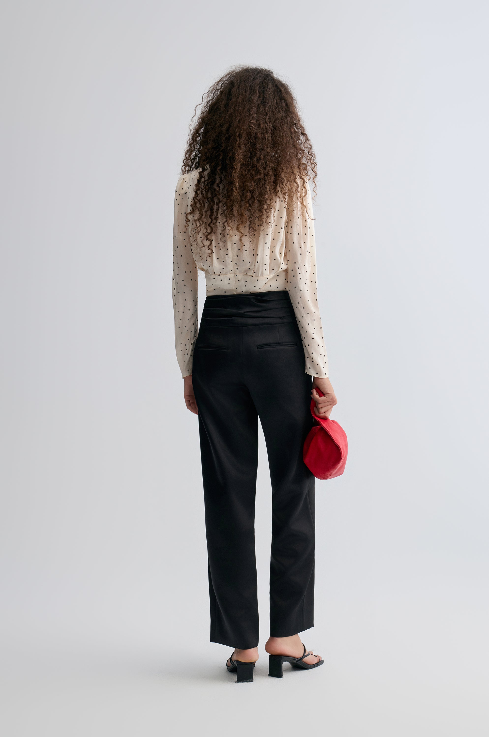 Polka Viscose Blouse