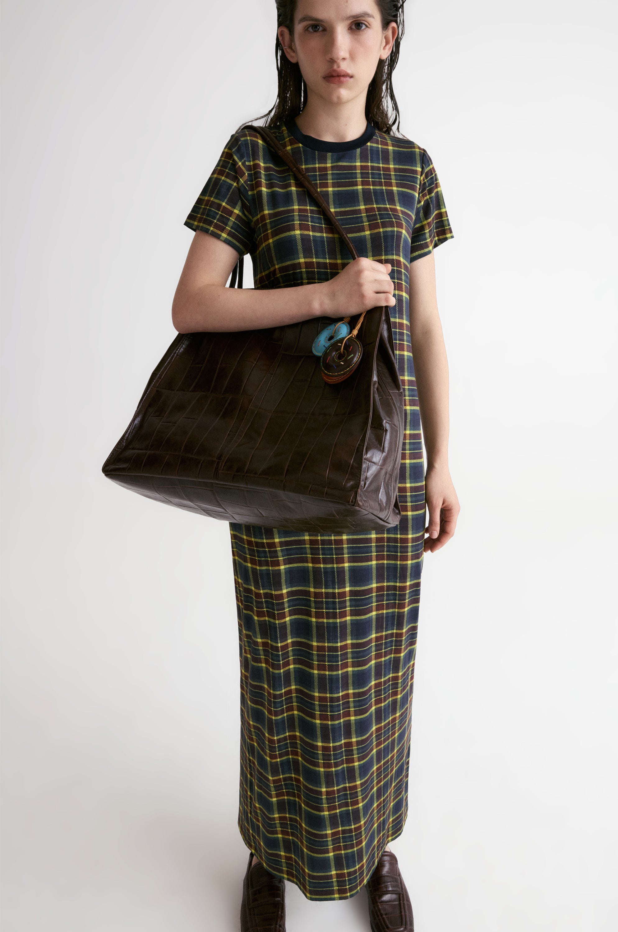 Ziggy Checked Maxi Dress